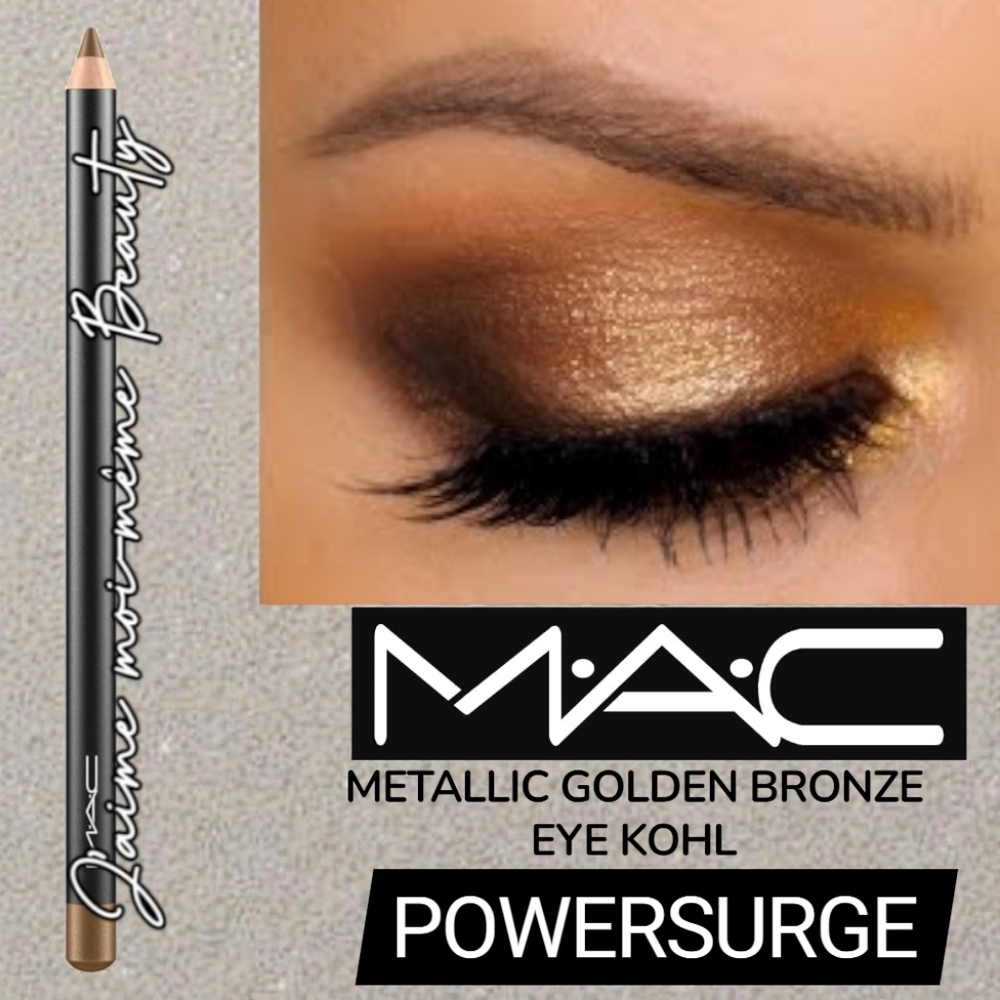 MAC Cosmetics  Eye Kohl in Powersurge- Metallic Golden Bronze